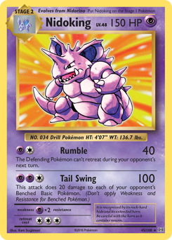 Nidoking #45 Evolutions