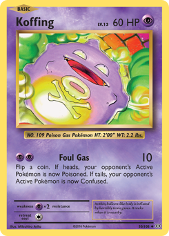 Koffing #50 Evolutions