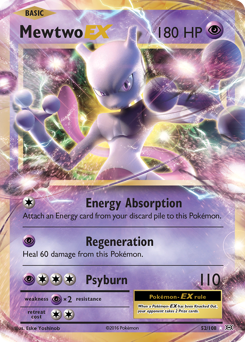 Mewtwo-EX #52 Evolutions