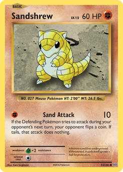 Sandshrew #54 Evolutions