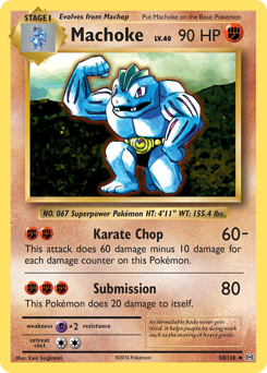 Machoke #58 Evolutions
