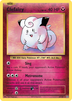 Clefairy #63 Evolutions