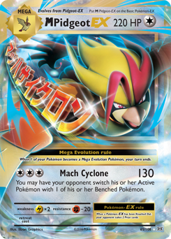 M Pidgeot-EX #65 Evolutions