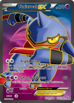 Toxicroak-EX #102 Flashfire