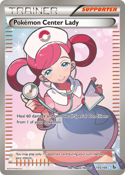 Pokémon Center Lady #105 Flashfire