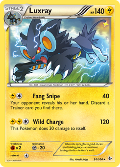 Luxray #34 PSA 10
