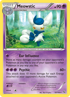 Meowstic #43 Flashfire