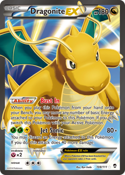 Dragonite-EX #108 Furious Fists