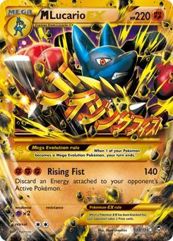 M Lucario-EX #113 Furious Fists