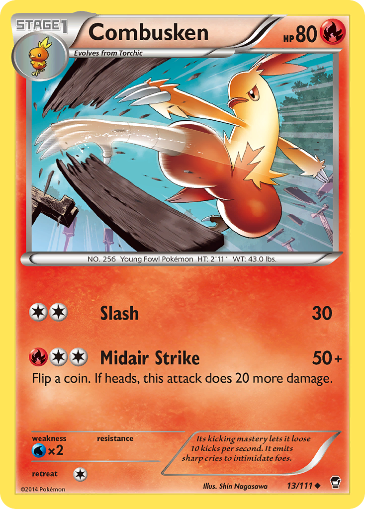 Combusken #13 Furious Fists