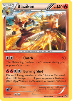 Blaziken #14 Furious Fists