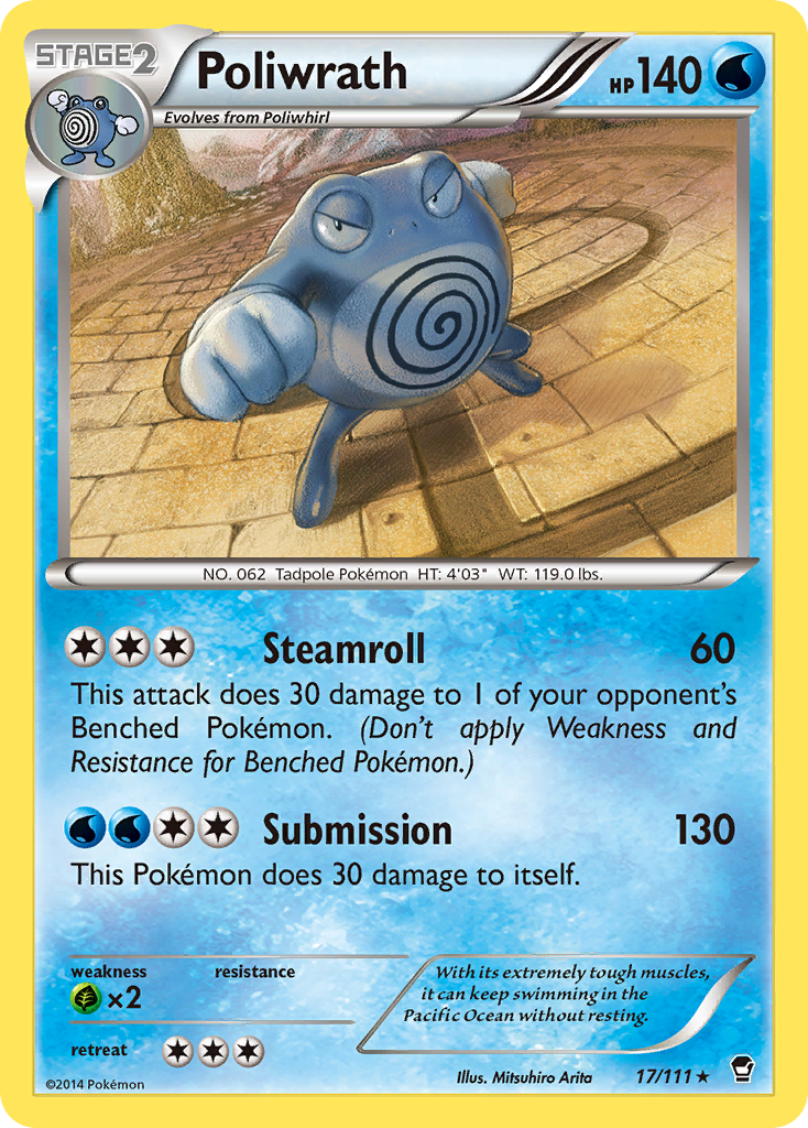 Poliwrath #17 Furious Fists
