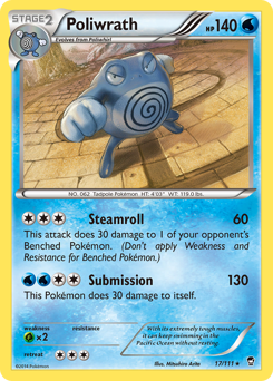 Poliwrath Furious Fists #17