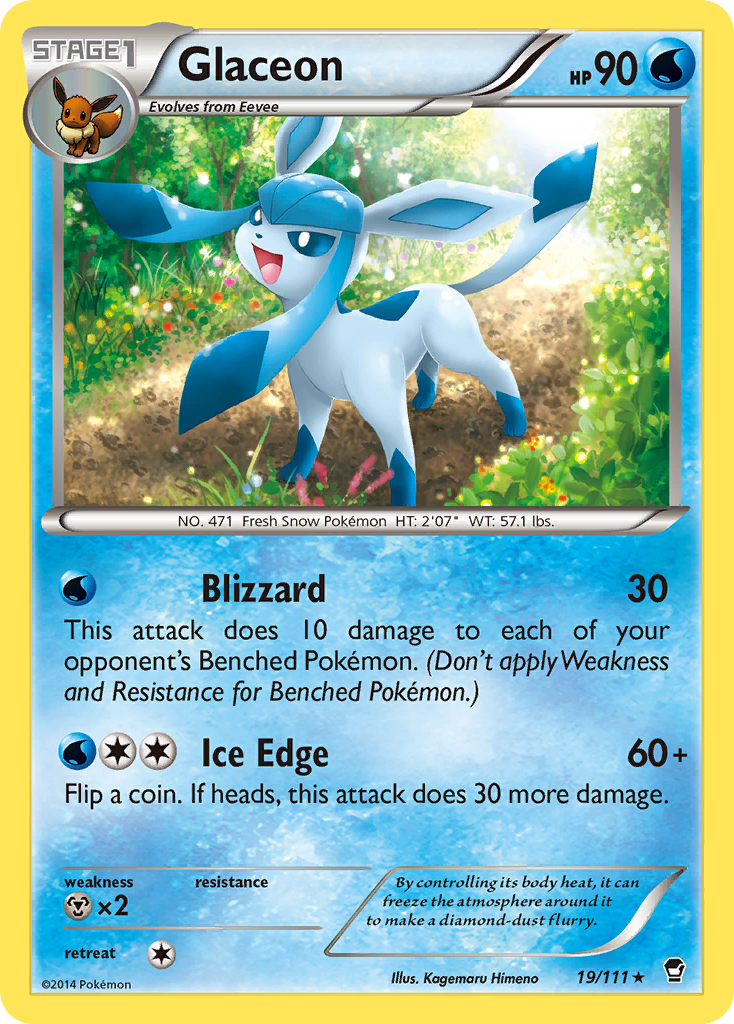 Glaceon #19 Furious Fists