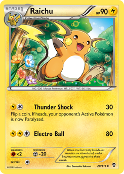 Raichu #28 Furious Fists