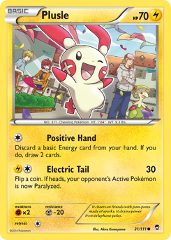 Plusle #31 Furious Fists