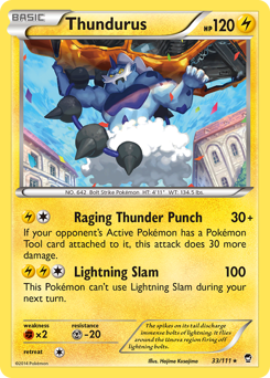 Thundurus Furious Fists #33