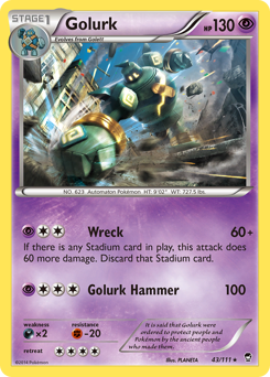 Golurk Furious Fists #43
