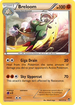 Breloom Furious Fists #50