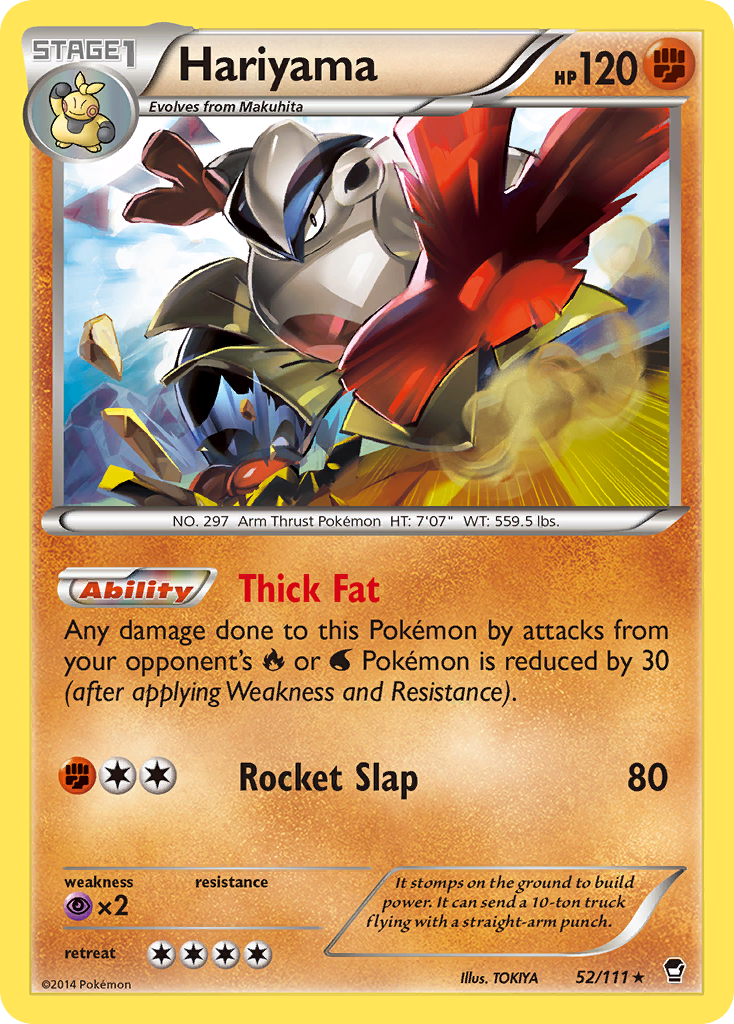 Hariyama #52 Furious Fists