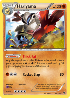 Hariyama #52 Furious Fists