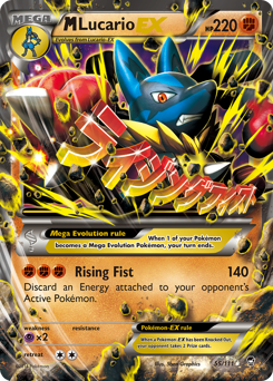 M Lucario-EX #55 Furious Fists