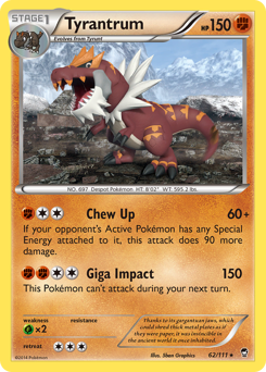 Tyrantrum #62 Furious Fists