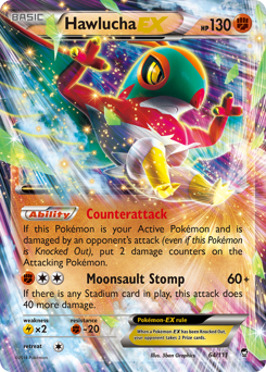 Hawlucha-EX #64 Furious Fists