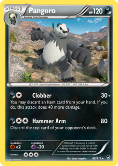 Pangoro Furious Fists #68