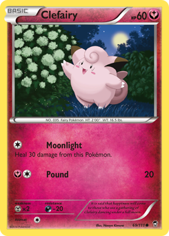 Clefairy Furious Fists #69