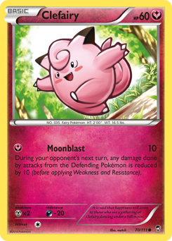 Clefairy Furious Fists #70
