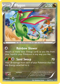 Flygon Furious Fists #76