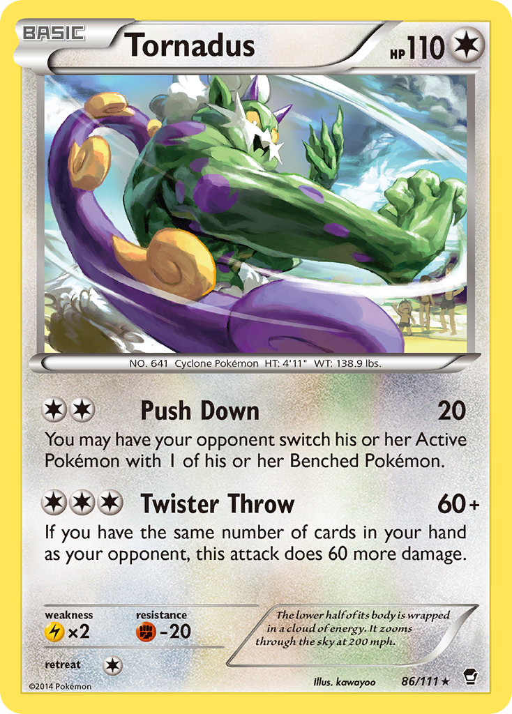 Tornadus #86 Furious Fists
