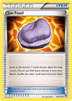 Jaw Fossil #94 Furious Fists