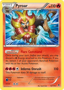 Pyroar #12 PSA 10