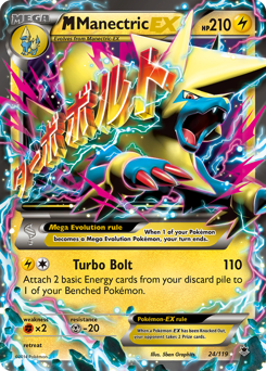 M Manectric-EX #24 Phantom Forces