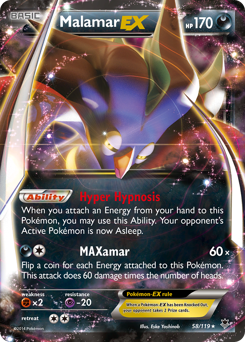 Malamar-EX #58 Phantom Forces