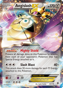 Aegislash-EX #65 Phantom Forces