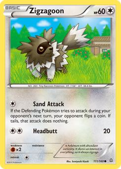 Zigzagoon #111 Primal Clash