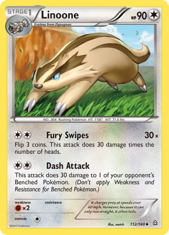 Linoone #112 Primal Clash