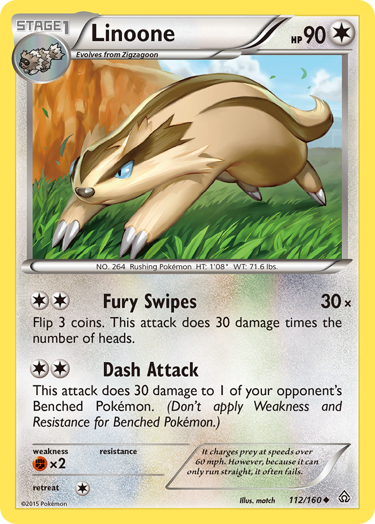 Linoone #112 Primal Clash