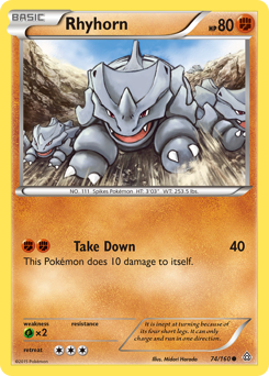 Rhyhorn #74 PSA 10