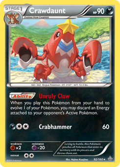 Crawdaunt #92 Primal Clash