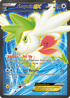 Shaymin-EX #106 Roaring Skies