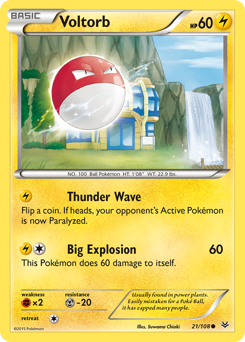 Voltorb #21 Roaring Skies