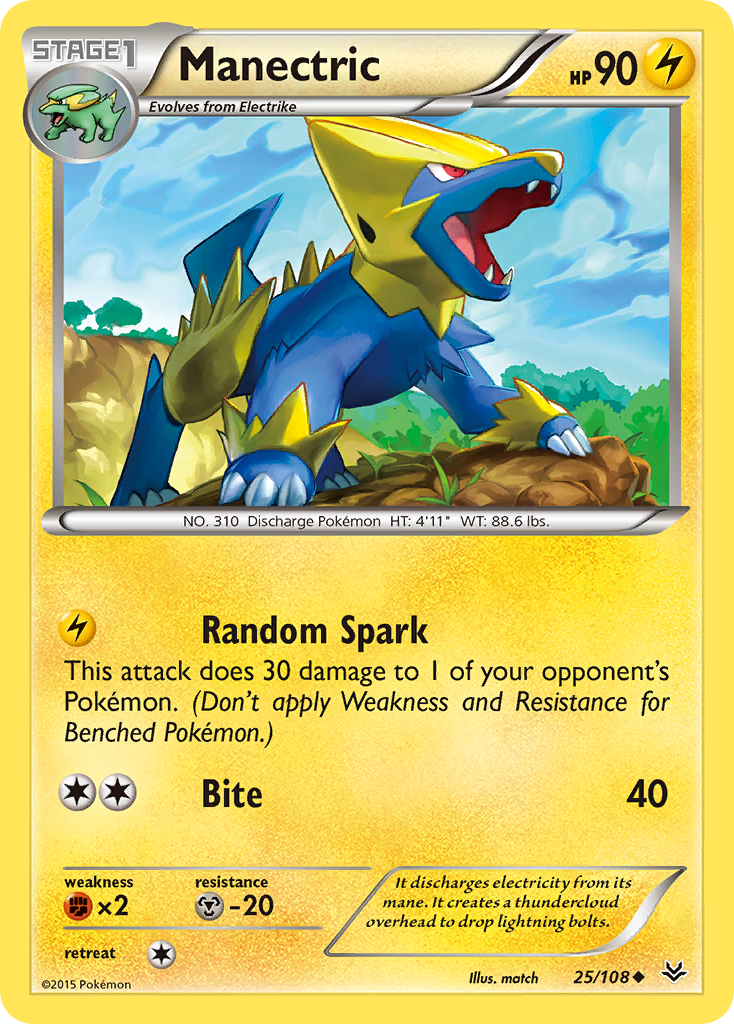 Manectric #25 Roaring Skies