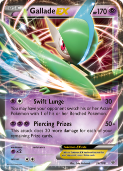 Gallade-EX #34 Roaring Skies