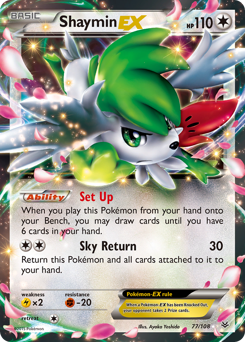 Shaymin-EX #77 Roaring Skies