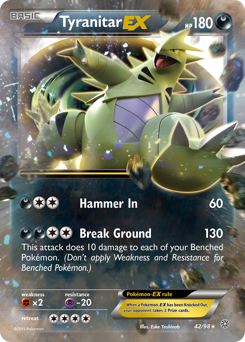 Tyranitar-EX #42 Ancient Origins