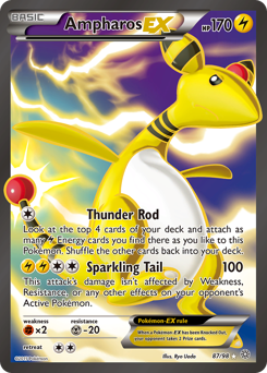 Ampharos-EX #87 Ancient Origins